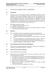 Infrastructural Works for Housing Development at Telegraph Bay Engineering Feasibility Works Environmental Impact Assessment – Final EIA Report TDD HKI&Is Development Office Agreement No CE 92/97