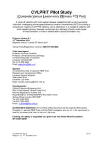 Abstract There are no published data to determine the best management of patients with ST elevation Myocardial Infarction (STEMI) and multi-vessel disease (MVD) presenting for Primary–PCI: some registries indicate that