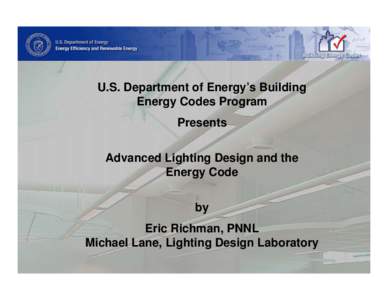 Advanced Lighting Design and the Energy Code