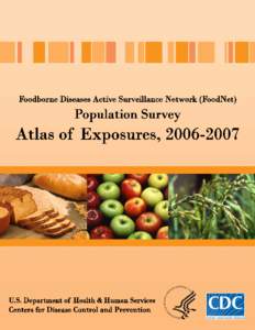 The Population Survey Atlas of Exposures is published by the Enteric Diseases Epidemiology Branch, Division of Foodborne, Bacterial, and Mycotic Diseases, National Center for Emerging and Zoonotic Infectious Diseases, C