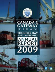 Message from the Chair The global recession and the resulting downturn in the steel industry led to a 25% decrease in traffic on the Great Lakes St. Lawrence Seaway System in[removed]Port of Thunder Bay shipments declined