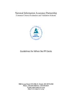 National Information Assurance Partnership Common Criteria Evaluation and Validation Scheme ®  ™