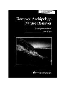 DAMPIER ARCHIPELAGO NATURE RESERVES MANAGEMENT PLAN[removed]Prepared by Keith Morris