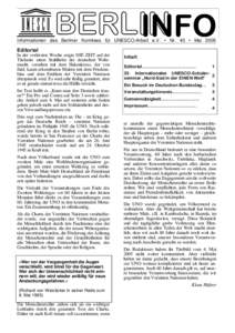 UNESCO Berlin Info Nr. 40 (Mai 2005)