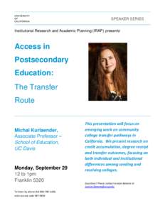 Microsoft Word - IRAP_Kurlaender _Sept 29.2014__flyer.docx