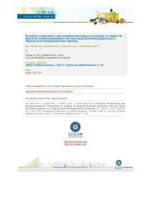 Evolution of phenolics and polyphenoloxidase isoenzymes in relation to physical-chemical parameters during loquat (Eriobotrya japonica cv. Algerie) fruit development and ripening