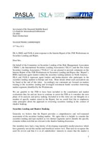 Short selling / Financial markets / United States housing bubble / Financial services / Securities lending / Security / Short / Prime brokerage / Repurchase agreement / Finance / Financial economics / Business