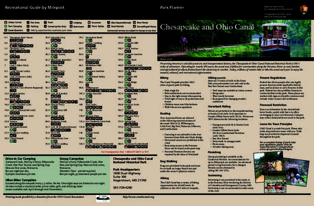 Recreational Guide by Milepost  Park Planner National Park Service U.S. Department of the Interior