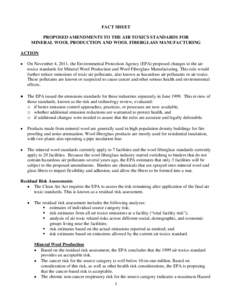 Microsoft Word - FACT SHEET Mineral Wool and Wool Fiberglassfinal.docx