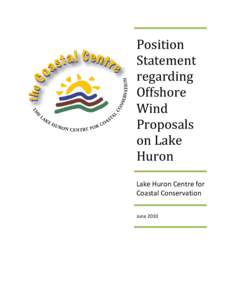 Offshore wind power / Water / Great Lakes / Lake Huron / Lake / Coastal management / Aerodynamics / Trillium Power Wind 1 / United States Wind Energy Policy / Wind power / Physical geography / Canada–United States border