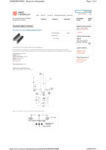 530002B02500G - Board level heatsinks  Page 1 of 2 Submit Query Logout