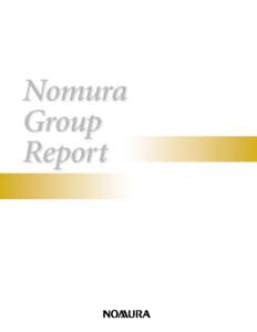 Economy of Japan / Nomura Securities Co. / Nomura Group / Nomura Holdings / Japanese financial system / Securities Industry and Financial Markets Association / Investment banking / Investment / Investment banks