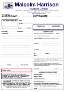 Auction / Business / Auctioneering / Tax reform / Value added tax