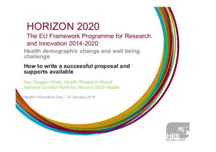 Microsoft PowerPoint - Horizon 2020 Health Information Day