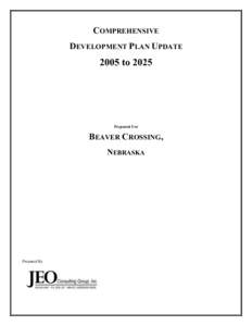 COMPREHENSIVE DEVELOPMENT PLAN UPDATE 2005 to[removed]Prepared For