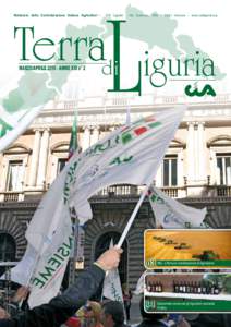 Notiziario della Confederazione Italiana Agricoltori -  L CIA Liguria - Via Colombo, Genova - www.cialiguria.org