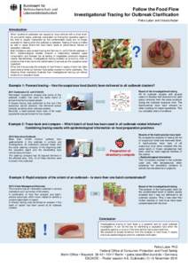 Poster ESCAIDE Follow the Food Flow