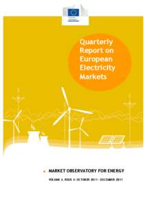 Quarterly Report on European Electricity Markets