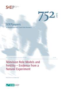 Television Role Models and Fertility – Evidence from a Natural Experiment