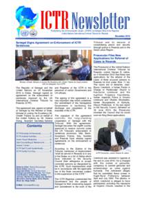 ICTR Newsletter Published by the Communication Cluster—ERSPS, Immediate Office of the Registrar United Nations International Criminal Tribunal for Rwanda November 2010
