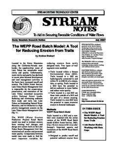 StreamNotes, July2007, Color (7June07).pub