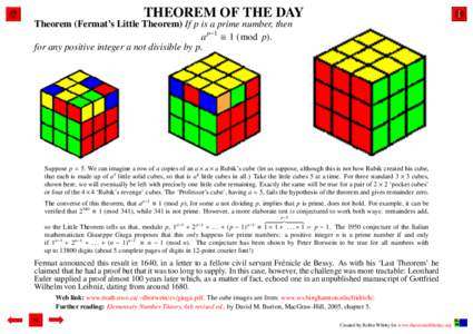 Fermat's Little Theorem