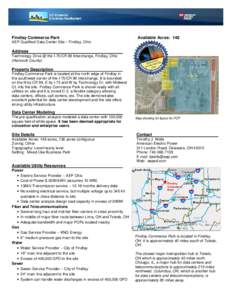 Microsoft Word - Findlay Commerce Park Property Summary.doc