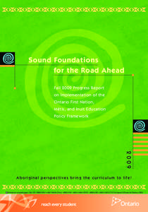 Sound foundations for the road ahead