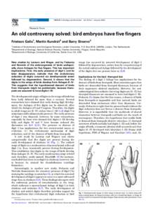 Update  TRENDS in Ecology and Evolution Vol.18 No.1 January 2003