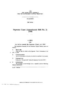 1998 THE LEGISLATIVE ASSEMBLY FOR THE AUSTRALIAN CAPITAL TERRITORY (As presented) (Ms Tucker)