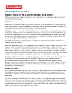 Career Women at Midlife: Sa...