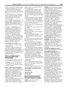 Law / Rulemaking / Federal Register / Public comment / Code of Federal Regulations / Environmental impact assessment / Regulatory Flexibility Act / Administrative Procedure Act / United States administrative law / Government / Politics of the United States