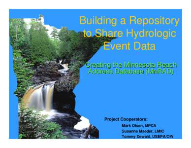 Building a Repository to Share Hydrologic Event Data