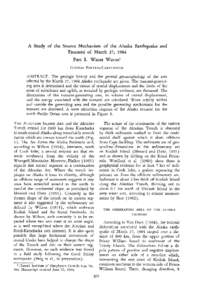 Earthquake engineering / Flood / Tsunami / Alaska earthquake / Alaska / Kodiak Island / Prince William Sound / Earthquake / Cook Inlet / Geography of Alaska / Geography of the United States / Physical oceanography