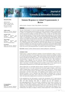Journal of Scientific and Innovative Research 2017; 6(4): Available online at: www.jsirjournal.com Research Article ISSNJSIR 2017; 6(4): 
