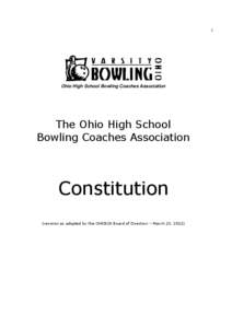 United States Bowling Congress / Clay Local School District / Ohio High School Athletic Association / Sports / Ohio