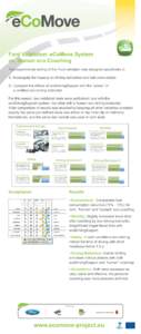 Ford Validation: eCoMove System vs. Human eco-Coaching The experimental setting of the Ford validation was designed specifically to 1)	 Investigate the impacts on driving behaviour and fuel consumption 2)	 Compare the ef