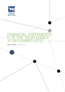 Box Hill Institute of Technical and Further Education ACTIVITY TABLE OPERATING STATEMENT OPERATING EXPENSES  31ST DECEMBER 2012