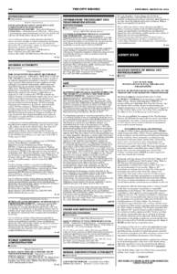 THE CITY RECORD  738 MATERIALS MANAGEMENT  ■ SOLICITATIONS