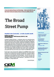 June 2014 Issue 35 A Centre for Infectious Diseases and Microbiology - Public Health (CIDM-PH), and Marie Bashir Institute for Infectious Diseases & Biosecurity (MBI) publication