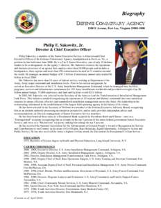 United States Army / United States / Year of birth missing / Defense Commissary Agency / Fort Monmouth / United States Department of the Army / United States Army Installation Management Command Korea Region / Philip E. Sakowitz /  Jr. / Fort McPherson / United States Army Installation Management Command