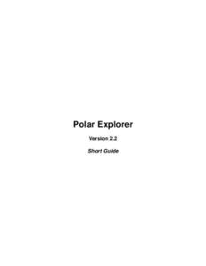 Microsoft Word - Polar_Explorer_Short_Guide.doc