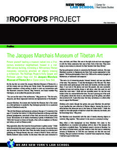 THE  ROOFTOPS PROJECT Photo: Tibetan Museum