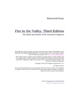 Fire in the Valley, Third Edition