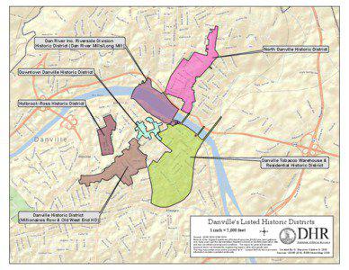 Danville /  Virginia / Danville /  Virginia metropolitan area / Danville Historic District / Danville / Dan River / Geography of the United States / Virginia / Geography of North Carolina