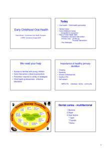 Microsoft PowerPoint - Edited CARPA Conf Early childhood oralhealth August 2009.ppt [Read-Only]