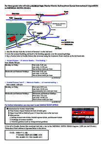 Nankai Electric Railway / Namba Station / Rapi:t / Kansai International Airport / Osaka / Kansai Airport Station / Namba / Hanshin Namba Line / Osaka Prefecture / Transport in Japan / Rail transport in Japan