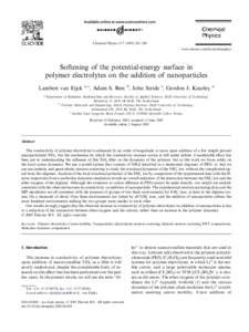 Chemical Physics–288 www.elsevier.com/locate/chemphys Softening of the potential-energy surface in polymer electrolytes on the addition of nanoparticles Lambert van Eijck