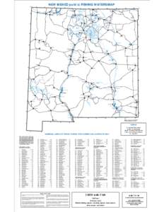 NEW MEXICO public FISHING WATERS MAP  10