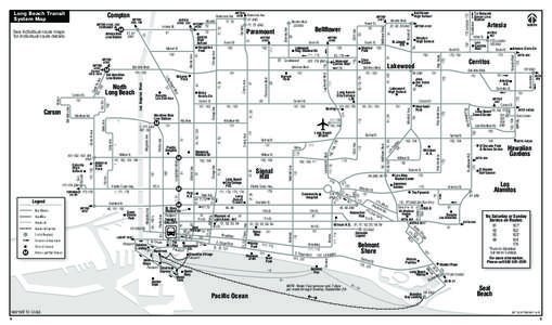 Bixby Knolls /  Long Beach /  California / Long Beach /  California / Wardlow / Lakewood /  California / Cerritos /  California / California State Route 19 / Los Alamitos / Del Amo / Willow / Geography of California / Southern California / California